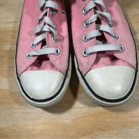 Converse Pink High Top Shoes Women’s Size 10 - Picture 4 of 12